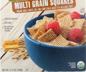 Cascadian Farm: Multi Grain Squares Cereal, 12.3 Oz - RubertOrganics