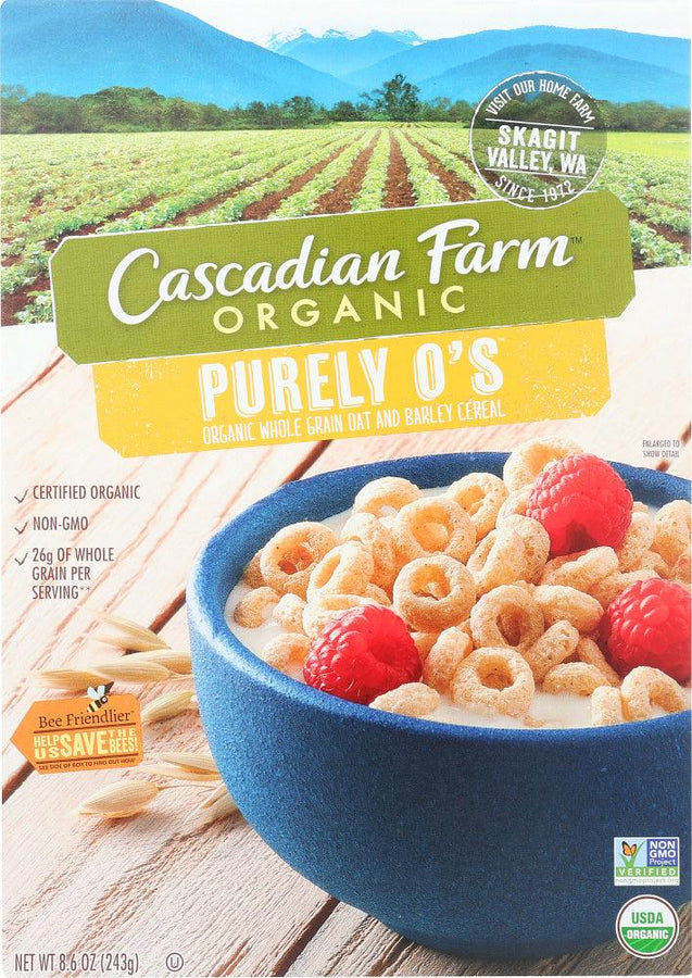 Cascadian Farm: Purely O's Cereal, 8.6 Oz - RubertOrganics