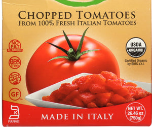 Pomi: Tomatoes Chopped Organic, 26.46 Oz