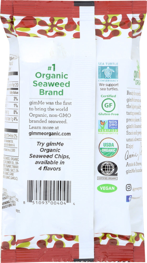 Gimme: Organic Roasted Seaweed Snacks Teriyaki, 0.17 Oz