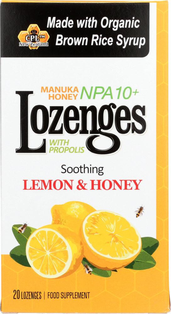 Pacific Resources International: Soothing Lemon & Honey Lozenges, 20 Ct - RubertOrganics