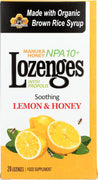 Pacific Resources International: Soothing Lemon & Honey Lozenges, 20 Ct - RubertOrganics