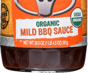 Kinders: Organic Mild Bbq Sauce, 20.5 Oz