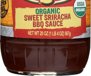Kinders: Sauce Bbq Spicy Roasted Garlic Organic, 20 Oz
