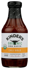 Kinders: Organic California Gold Bbq Sauce, 19.5