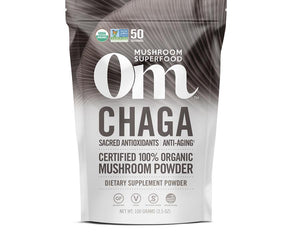 Om Organic Mushroom Nutrition: Chaga The Mushroom Of Youth, 100 Gm