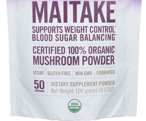 Om Organic Mushroom Nutrition: Maitake Mushroom, 100 Gm