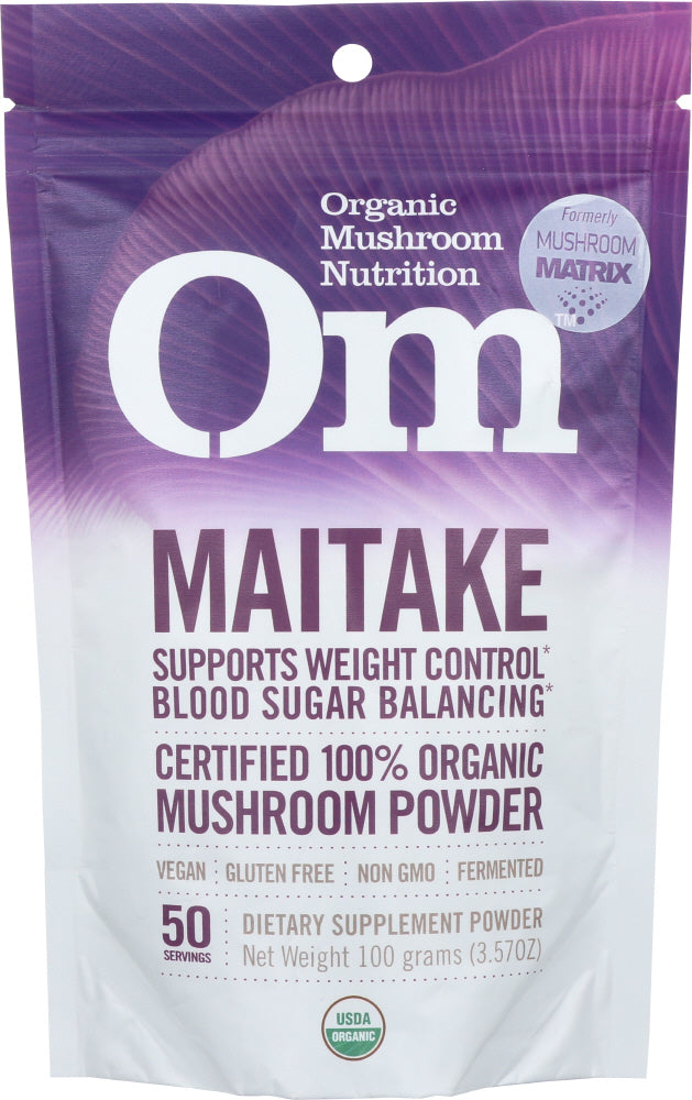 Om Organic Mushroom Nutrition: Maitake Mushroom, 100 Gm