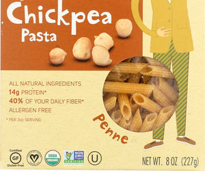 Tolerant: Organic Chickpea Pasta Balanced Blend, 8 Oz