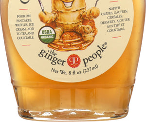Ginger People: Organic Ginger Syrup, 8 Oz