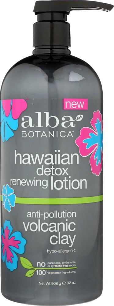 Alba Botanica: Lotion Renewing Hawaiian Detox, 32 Oz - RubertOrganics