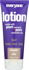 Everyone: 3 In 1 Lotion Tube Lavender & Aloe, 6 Oz - RubertOrganics