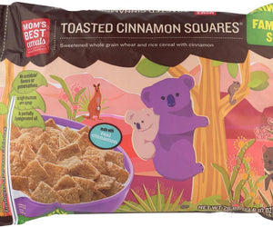 Moms Best: Cereal Toasted Cinnamion, 26 Oz - RubertOrganics