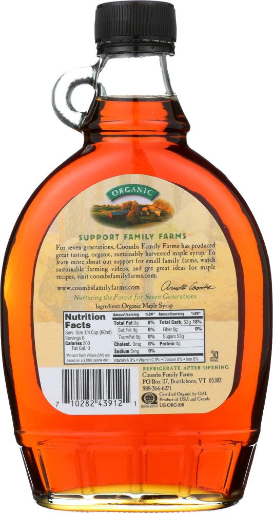 Coombs Family Farms: Organic Maple Syrup, 12 Oz - RubertOrganics