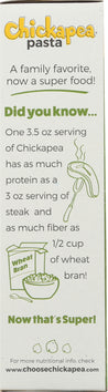 Chickapea: Organic Chickpea And Red Lentil Pasta Spirals, 8 Oz