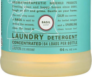 Mrs. Meyer's: Clean Day Laundry Detergent Basil Scent, 64 Oz - RubertOrganics