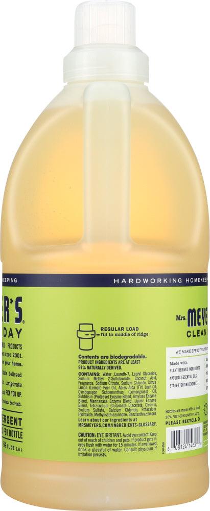 Mrs. Meyer's: Clean Day Laundry Detergent Lemon Verbena Scent, 64 Oz - RubertOrganics