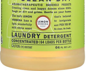 Mrs. Meyer's: Clean Day Laundry Detergent Lemon Verbena Scent, 64 Oz - RubertOrganics