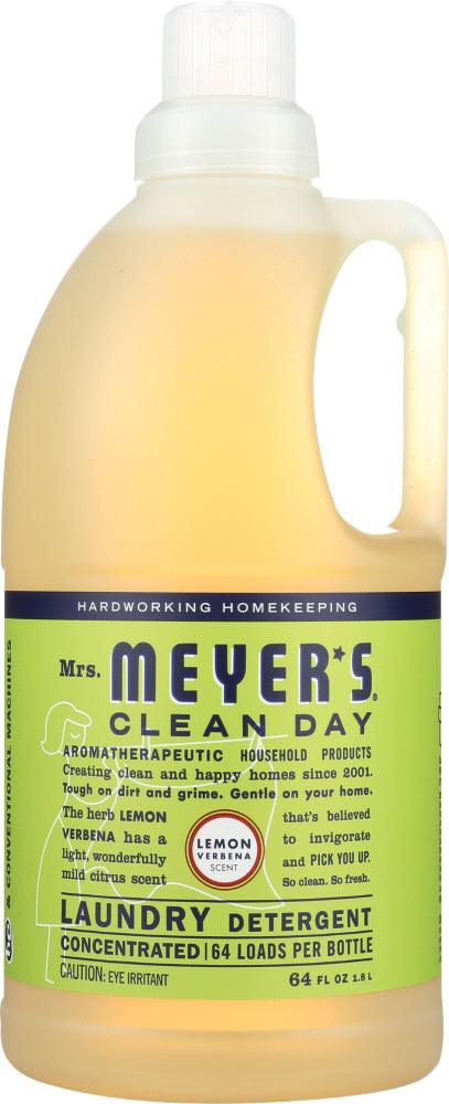 Mrs. Meyer's: Clean Day Laundry Detergent Lemon Verbena Scent, 64 Oz - RubertOrganics