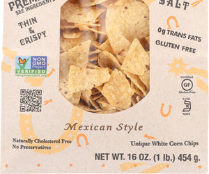 Xochitl: Mexican Style Organic White Corn Chips, 16 Oz