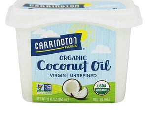 Carrington Farms: Organic Virgin Coconut Oil, 12 Oz - RubertOrganics