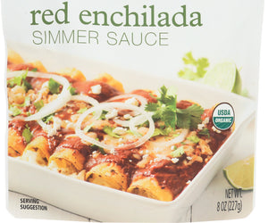Simply Organic: Sauce Red Enchilada Simmer Organic, 8 Oz