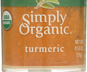 Simply Organic: Mini Ground Turmeric, .53 Oz