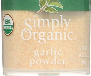 Simply Organic: Mini Garlic Powder, .92 Oz