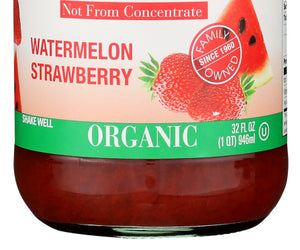 L & A Juice: Organic Watermelon Strawberry Juice, 32 Oz