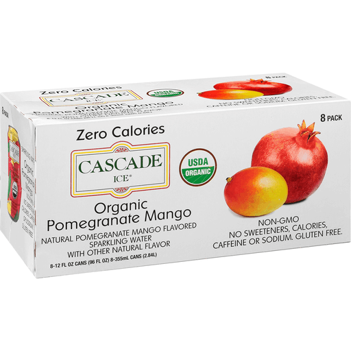 Cascade Ice: Usda Organic Pomegranate Mango, 96 Fo