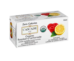 Cascade Ice: Organic Raspberry Lemonade, 96 Fo