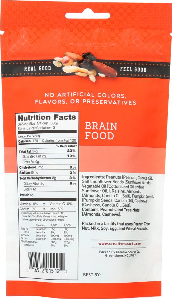 Creative Snack: Nuts Brain Food Ggb, 3.5 Oz - RubertOrganics