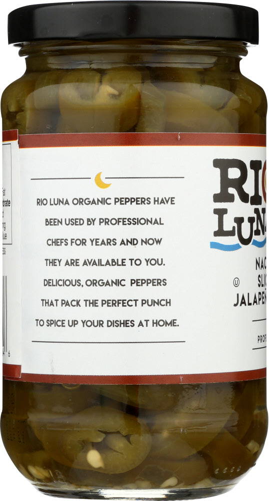 Rio Luna: Organic Nacho Sliced Jalapeno Peppers, 12 Oz