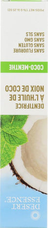 Desert Essence: Toothpaste Coconut Oil, 6.25 Oz - RubertOrganics