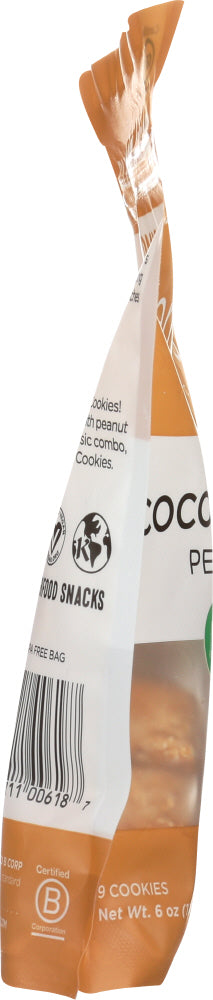 Emmys Organics: Coconut Cookies Peanut Butter, 6 Oz