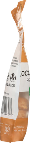 Emmys Organics: Coconut Cookies Peanut Butter, 6 Oz