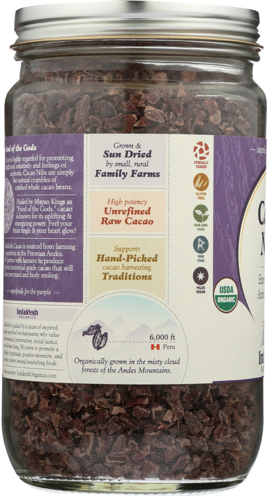 Imlakesh Organics: Cacao Nibs Organic, 16 Oz