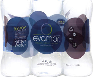 Evamor: Natural Artesian Water 6x32 Oz Bottles, 192 Oz - RubertOrganics