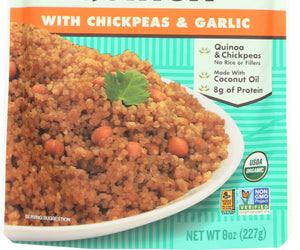 Ancient Harvest: Organic Quinoa With Chickpeas & Garlic, 8 Oz