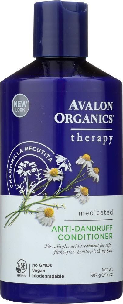 Avalon Organics: Anti-dandruff Conditioner Itch & Flake Therapy, 14 Oz - RubertOrganics
