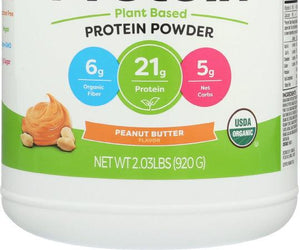Orgain: Organic Peanut Butter Protein Powder, 2.03 Lb - RubertOrganics