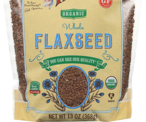 Bobs Red Mill: Organic Whole Flaxseed Brown, 13 Oz