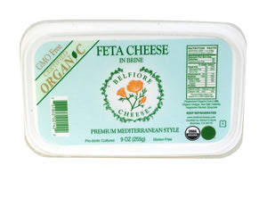 Belfiore Cheese: Organic Feta Cheese In Brine, 9 Oz