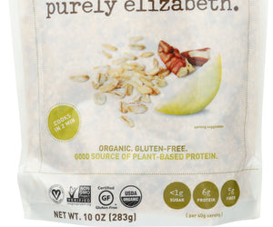Purely Elizabeth: Organic Apple Cinnamon Pecan Ancient Grain Oatmeal, 10 Oz