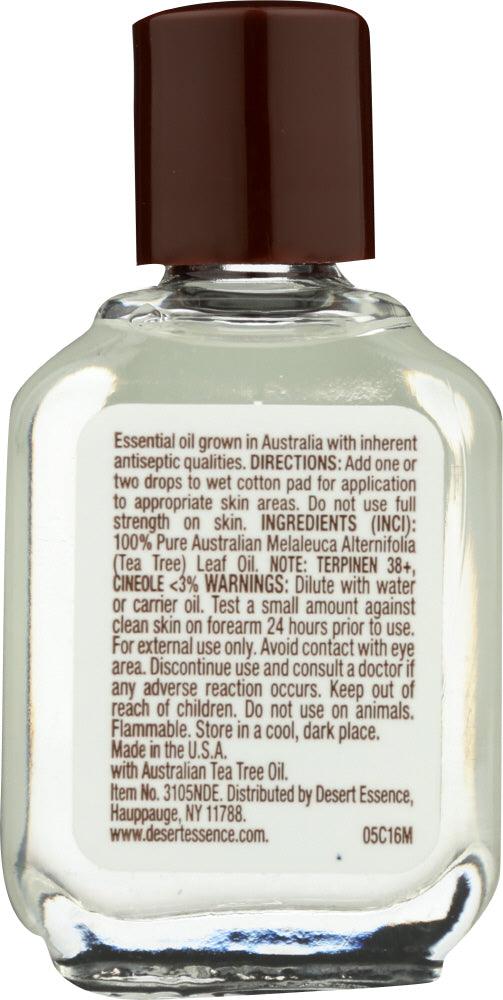 Desert Essence: 100% Australian Tea Tree Oil, 0.5 Oz - RubertOrganics