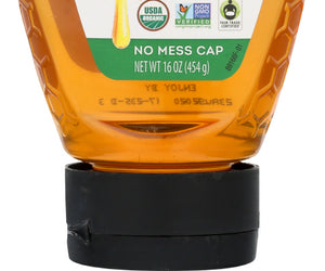 Wholesome Sweeteners: Organic Raw Unfiltered White Honey Squeeze, 16 Oz