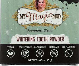 My Magic Mud: Tooth Powder Charcoal Whitening, 4 Oz - RubertOrganics