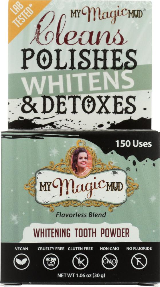 My Magic Mud: Tooth Powder Charcoal Whitening, 4 Oz - RubertOrganics