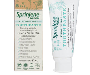 Sprinjene: Fluoride Free Toothpaste, 3.5 Oz