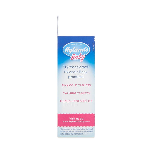 Hyland: Oral Pain Relief Baby Night Time, 125 Tablets - RubertOrganics